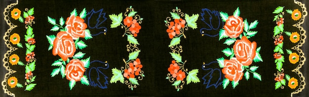 Przykładowe wzory wyszywane ręcznie